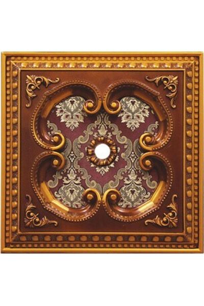 Decomarket Brown Antique Palace Ceiling 60x60 cm