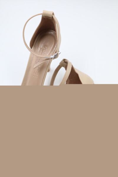 PASSAGE SHOES 3015 Μπεζ ψηλοτάκουνα γυναικεία παπούτσια