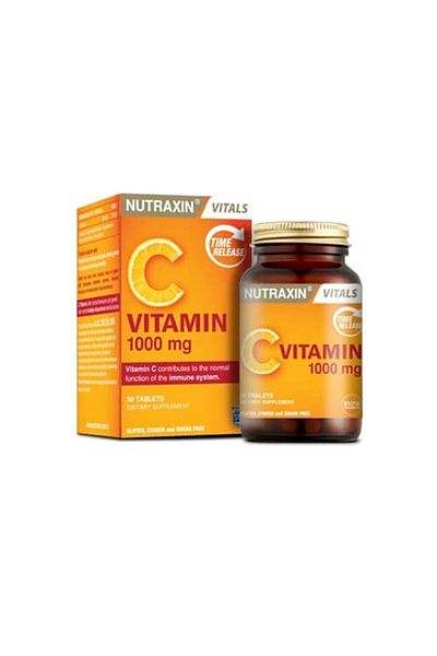 Nutraxin Vitamin C 1000 Mg Time Oscillating 30 Tablets