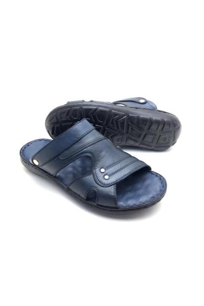 UMUT AYAKKABI Δερμάτινες Ορθοπεδικές Παντόφλες Μασάζ μεγάλου μεγέθους