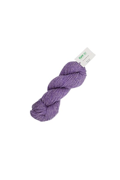 ecowoco خيط صوف ميرينو عضوي للحياكة اليدوية - أرجواني