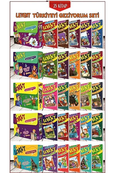 Timaş Çocuk Levent Türkiyeyi Geziyorum Seti 25 Kitap