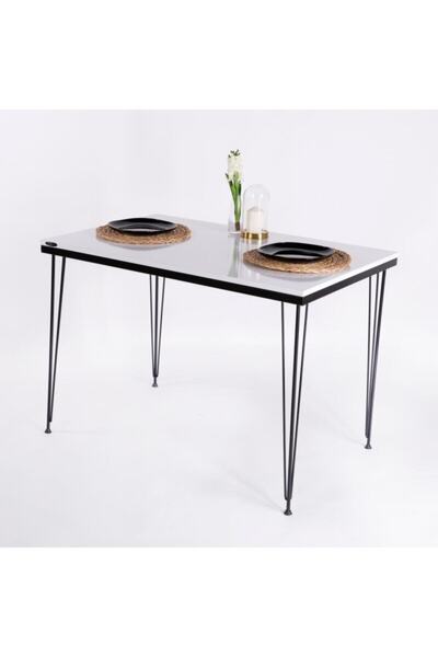 Cosargroup Beyaz Masa Sandalye Takımı 110*70