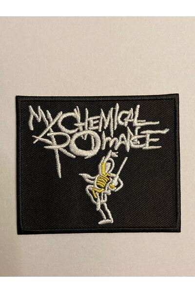 StüdyoÜmitTişört رقعة My Chemical Romance - ختم، رقعة جينز (7.5 × 6.3 سم)