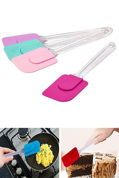 Buffer ® Large Size Silicone Spatula with Acrylic Handle