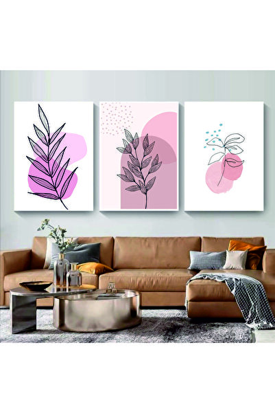 RET Dizayn Σετ Σαλονιού Διακοσμητικό Ρετρό Τραπέζι MDF (με όψη πλαισίου)