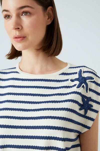 JOIN US Handcrafted Star Detailed Marine Dress