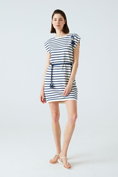 JOIN US Χειροποίητο Star Detailed Marine φόρεμα