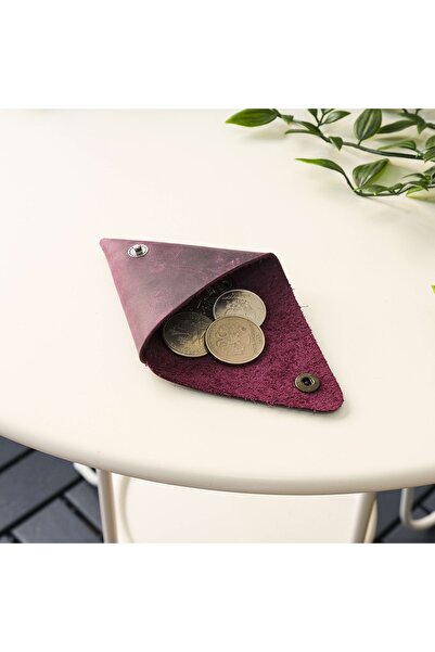 Modica Bamby - Real Leather Multi-Purpose Purple Coin Jewelry Pouch