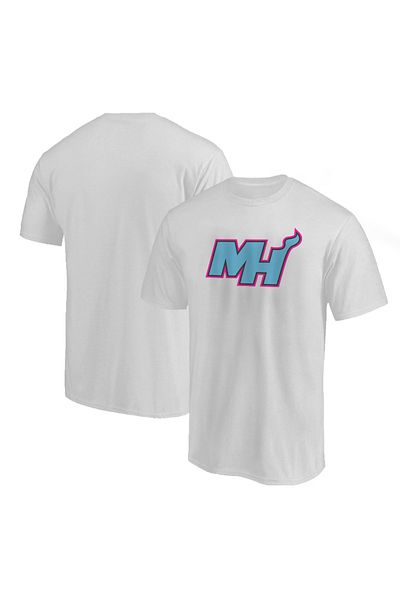 usateamfans Ανδρικό λευκό μπλουζάκι Miami Heat