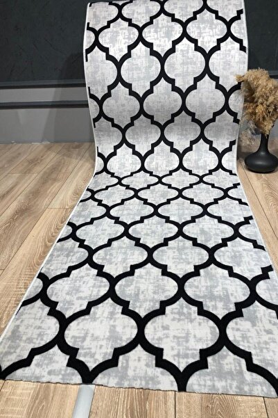 MODANOİVA Kaymaz Dot Taban Yıkanabilir Yolluk