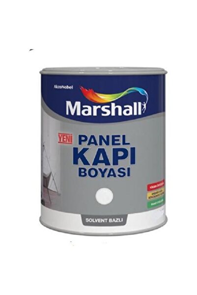 Marshall Solvent Bazlı Panel Kapı Boyası 1 Lt Ral 7016 Antrasit Gri