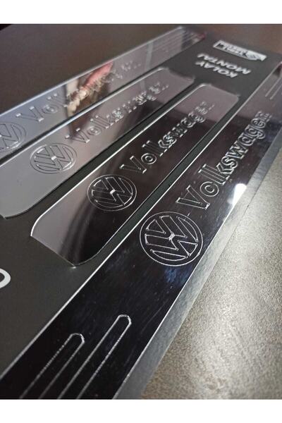 Lazer Store Volkswagen Passat B8 Uyumlu Kapı Eşiği 4'lü Set Ön Arka