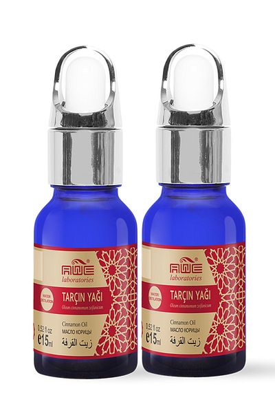 Awe Laboratories 15 ml 2-Pack Cemre Cinnamon Essential Serum with Cartridges - Easy Use