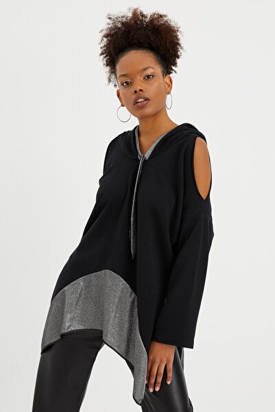 Quincey Φούτερ με λεπτομέρεια ώμου