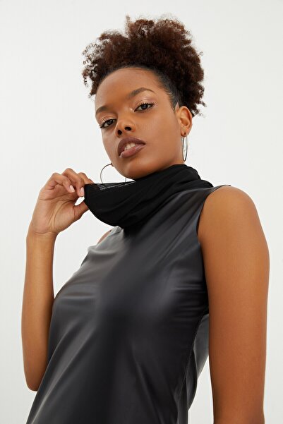 Quincey Leather Tunic Dress