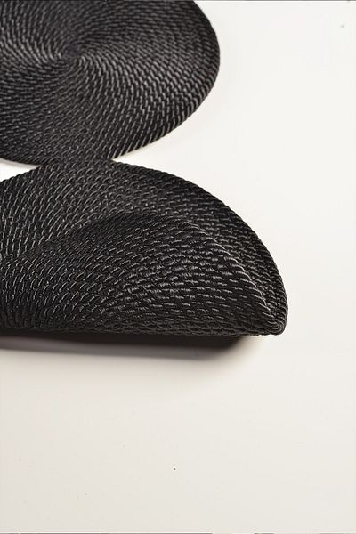Natural Dowry Rustic Art Black Washable Polyp Wicker Rope Living Room Dining Table Coffee Table Kitchen Cloth Runner
