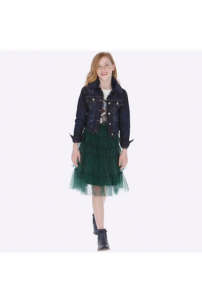 MAYORAL Tulle Ruffle Skirt