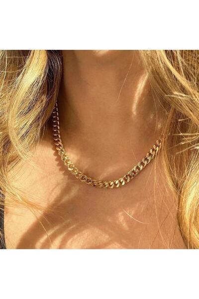 muptejewelry سلسلة الهيب هوب الذهبية
