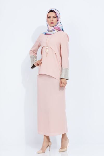 Setrms Kadın Pembe Etekli Takım