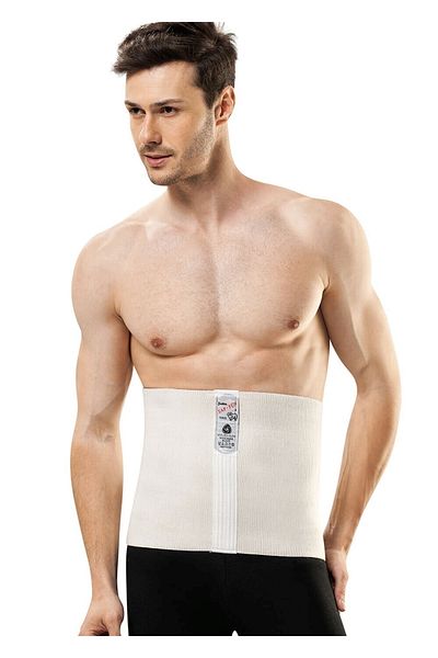 Letti Men's Cream Color Extra Sanitary Wool Waist Corset