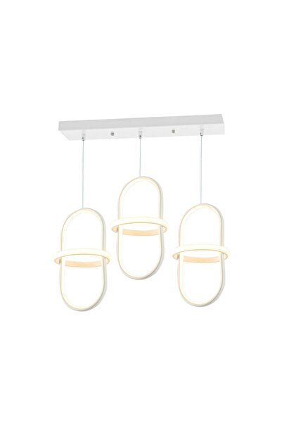TT AYDINLATMA Tt006-3s-by Minyon Modeli ( Beyaz Işık Led ) 3 Lü Mat Beyaz Sır...