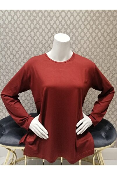 Nacar Anneler Günü Kadın Siyah Penye Bluz