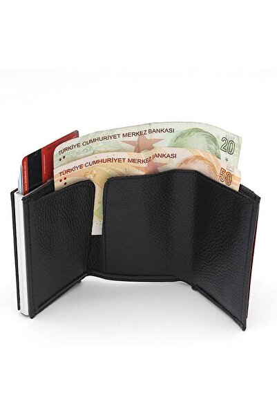 MKM MAN Mbsg Group Mkm Magnet Automatic Mechanism Card Holder & Wallet