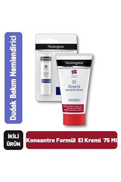 Neutrogena Parfümsüz Konsantre El Krem 75 Ml + Güneş Koruma Faktörlü (spf 20)...