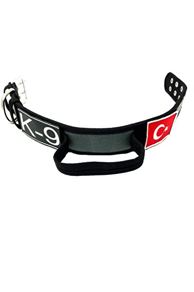 Tasma Market Tactical K9 Dog Collar with Gray Handles