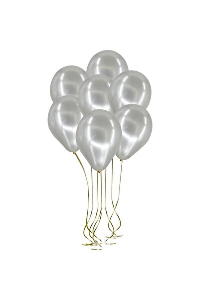 Cadde Süs بالون فضي معدني 30 قطعة
