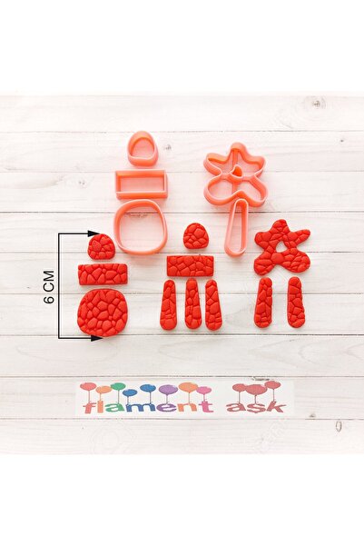 flament aşk Polimer Kil Kalıbı