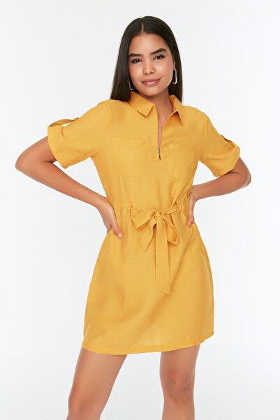 Trendyol Collection Dress - Yellow - A-line