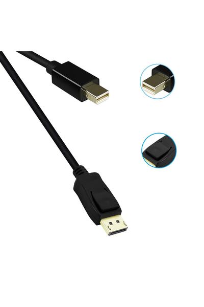 aogo 1.8 Metre Mini Display Displayport Kablo 1.8m Minidp Dp To Display Çevirici Kablo