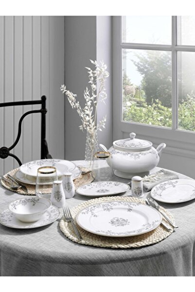 Pierre Cardin 60 Parça 12 Kişilik Yemek Takımı Lauren