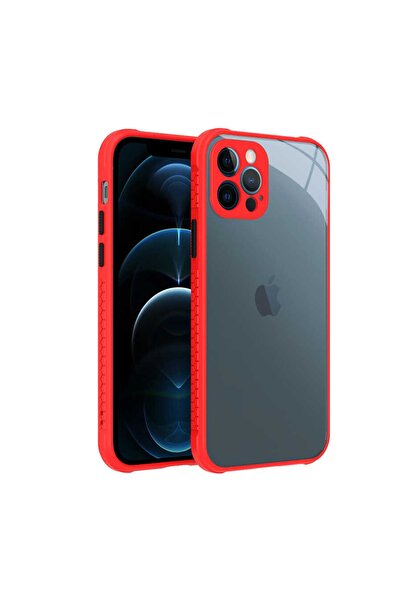 zore حافظة ابل ايفون 12 برو؟ ? غطاء كاف - أحمر