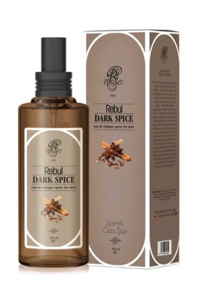 Rebul Dark Spice Sprey Cam Şişe Kolonya 100ml
