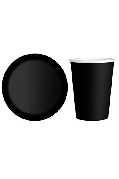 Happyland Tabak Bardak Takımı 8'li Kullan At Set - Siyah