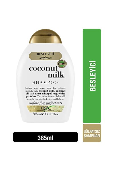 OGX Nourishing Coconut Milk Shampoo 385 ml