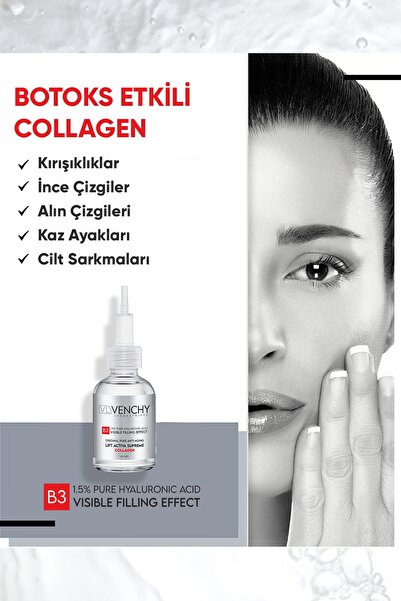 NEDOX Kırışıklık Karşıtı Dolgunlaştırıcı Botoks B3 Kolajen Serum 60 ml Ince Çizgi Sarkmalar