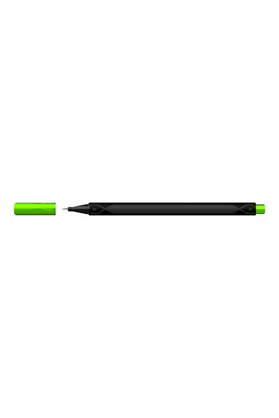Gıpta - Fineliner Pen Neon 0.4 Mm Green 12 Pieces