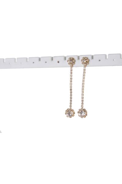 VS ACCESSORY Long Stone Earrings