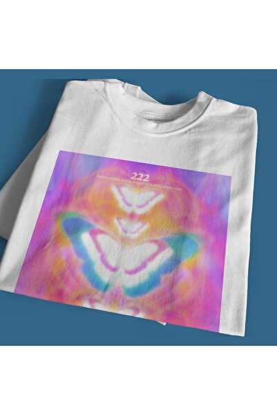 rebelberi Tricou oversize unisex Model 222 Manifest Angel Energy Energie de t...