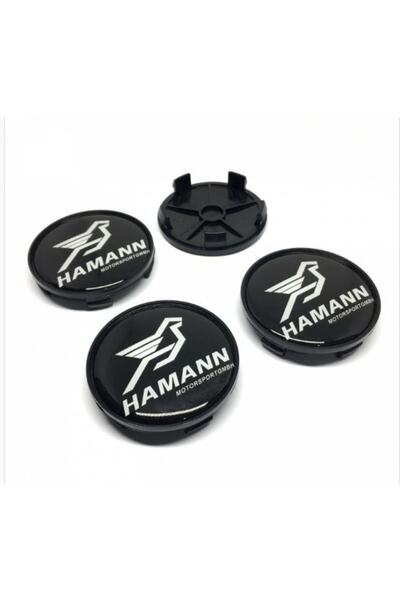 OEM Hamann Damla Geçmeli Jant Göbeği 4 Lü Siyah 65/68mm