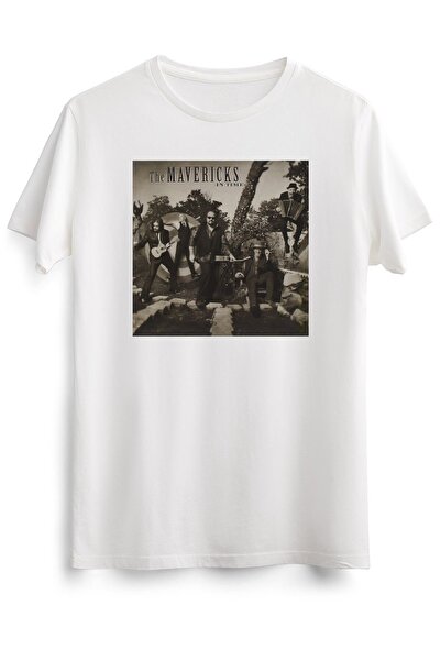 GreenMint تي شيرت أبيض للجنسين في وقت مافريكس الكلاسيكي