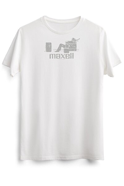 GreenMint تي شيرت أبيض للجنسين ماكسيل (أبيض) أساسي