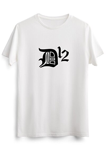 GreenMint تي شيرت أبيض للجنسين D12 Band Eminem Essential