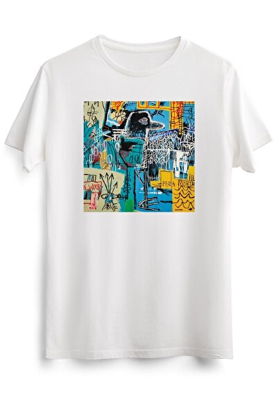 GreenMint تي شيرت أبيض للجنسين جديد غير طبيعي أساسي