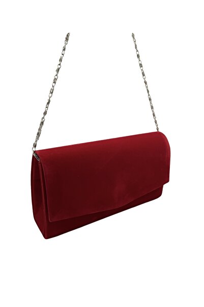 Busrabags Red Nubuck Women's Evening Dress Bag
