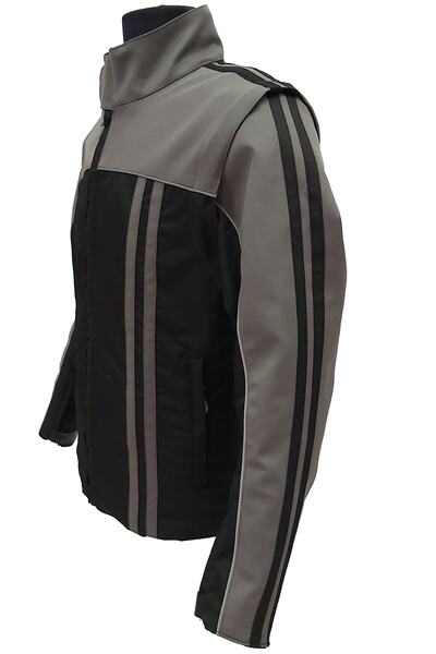 LBC Kolu Çıkmalı Full Korumalı Mont Gri